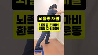 뇌졸중 재활 편마비 환측 다리 근력 운동 Leg Strengthening Exercise for Hemiplegia Hemiparesis Stroke [upl. by Eclud]