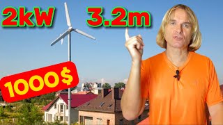 2kW WIND TURBINE FOR HOME [upl. by Va]