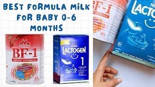 Lactogen 1 aur BF1 best baby milk Best formula milk for baby 06 months [upl. by Meensat104]