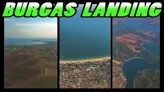 BURGAS Landing  Landing at Burgas Airport  Bulgaria 4k [upl. by Iphagenia170]