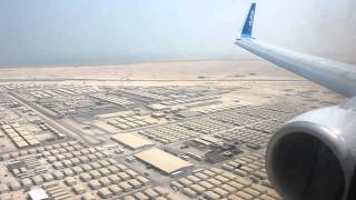 flyDubai Landing In Dusty Doha October 2nd 2011 [upl. by Orag]