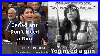 Trudeau Lies About Guns to Scare Canadians [upl. by Auhs184]