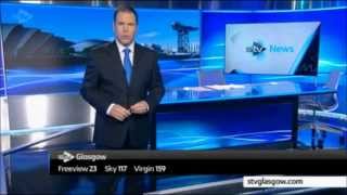 STV News at Six rebrand Glasgow amp West region titles Monday 2nd June 2014 [upl. by Andonis]