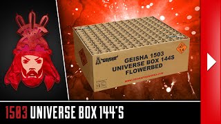 1503 Universe Box 144s Geisha  Vuurwerkmania  OFFICIAL VIDEO [upl. by Winsor]