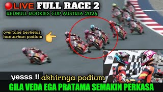 VEDA EGA PRATAMA SEMAKIN PERKASA□detikquot overtake pengantar podiumrace 2 redbull rookies cup austria [upl. by Margo245]