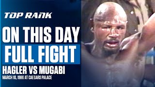 When Marvelous Marvin Hagler Tamed The Beast  MARCH 10 1986 [upl. by Lymn]