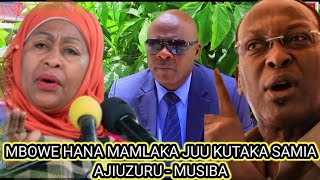 MUSIBA AMJIA JUU MBOWE APINGA KAULI YA KUTAKA RAIS SAMIA KUJIUZURU YUPO TAYARI KUIPAMBANIA TANZANIA [upl. by Ortensia]