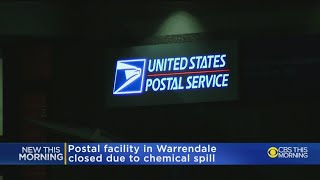 Warrendale Postal Facilty Shut Down Due To Chemical Spill [upl. by Nanfa]