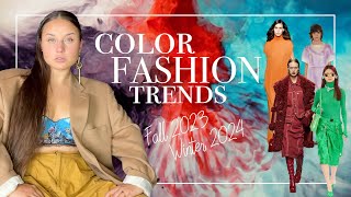 Color Fashion Trends Fall 2023 Winter 2024 Runway Highlights and Styling Ideas [upl. by Hadwin]