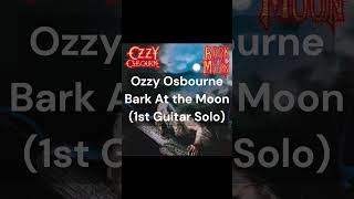 Ozzy Osbourne  Bark At the Moon 1st Guitar Solo [upl. by Iramaj257]