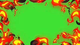 TOP 12 Fire Backgrounds amp Transitions Animation Green Screen  by Green Pedia [upl. by Diarmuid625]