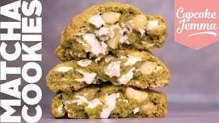 Matcha amp Macadamia New York Cookie Recipe  Matchadamia  Cupcake Jemma [upl. by Nycila]