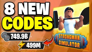 NEW STRONGMAN SIMULATOR CODES 2024  ROBLOX STRONGMAN SIMULATOR CODES [upl. by Rramo]