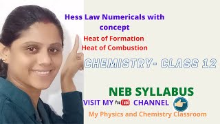 Numericals on Hess Law with Theoritical Concept Chemistryclass 12 NEB syllabus [upl. by Far800]