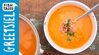 SHRIMP prawn BISQUE Soup Recipe  Barts Fish Tales [upl. by Yadnus422]