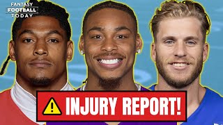 Injury Recap Week 2 Justin Jefferson Cooper Kupp Isiah Pacheco amp More  2024 Fantasy Football [upl. by Eckmann]