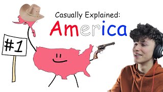 CASUALLY EXPLAINED  AMERICA Reaction [upl. by Kosak947]