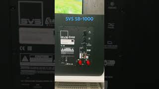 Experience MindBlowing Subwoofer SVS SB1000 sealed subwoofer [upl. by Cchaddie]