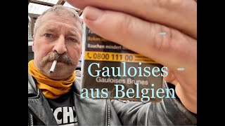 Gauloises Brunes ohne Filter aus Belgien [upl. by Nygem]