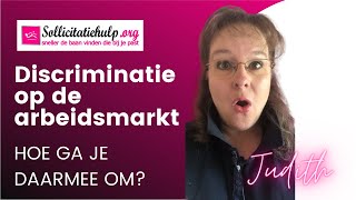 Discriminatie op de arbeidsmarkt hoe ga je daarmee om arbeidsmarkt discriminatiearbeidsmarkt [upl. by Aneen]