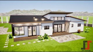 Proposed 3 bedrooms house with Skillion roof [upl. by Buskirk]