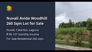 Nuvali Avida Woodhill 260 Sqm Lot for Sale [upl. by Eelrac]