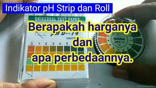 Indikator pH Universal untuk mengukur pH air  Indicator Test Paper  Kertas Lakmus Universal [upl. by Nauhs718]