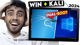 DUAL BOOT Windows amp Kali Linux Perfectly Without Error🔥 Step By Step Guide For PCLaptop [upl. by Umeko]