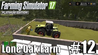 Farming Simulator 17  Lone Oak farm  Timelapse  12  Finishing The Silage And Potatoes [upl. by Amehsat]