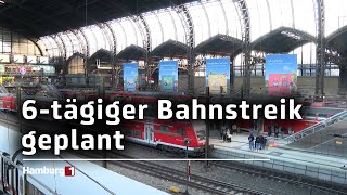 BahnstreikHammer Die Lokführergewerkschaft GDL ruft erneut zum Streik auf [upl. by Gilmour]