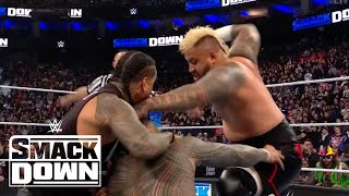 Jey Uso vs Solo Sikoa  WWE SmackDown Highlights 040524  WWE on USA [upl. by Elehcar]