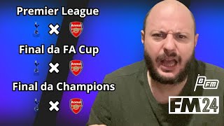 Eu tenho três jogos contra o Arsenal para fazer HISTÓRIA  EPISÓDIO 12  JOURNEYMAN FM24 [upl. by Evadnee396]