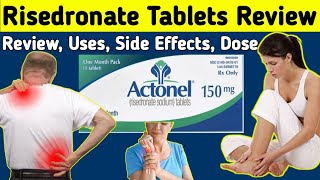 Risedronate Sodium 150 mg 35 mg tablets Uses Actonel Review 35 mg Tablet  Side Effects Dose [upl. by Wolf280]