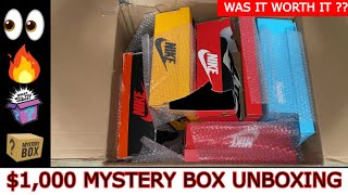 RESELLER made me this 1000 Sneaker Mystery Box W or L [upl. by Tuppeny160]