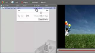 Changing a Video File Size before Converting in Movavi Video Converter 11 [upl. by Olumor991]