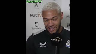 Joelinton on Chelsea win  Highlights footballclub ballond [upl. by Featherstone]