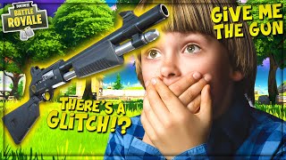 TROLLING LITTLE KID WITH NEW “TEMPLAR SHOTGUN” GLITCH IN FORTNITE ProPepper Fortnite Trolling [upl. by Ayekal424]