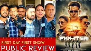 Fighter Movie Public Review Hrithik Roshan Deepika Padukone Fighter Full Movie Review [upl. by Candyce222]