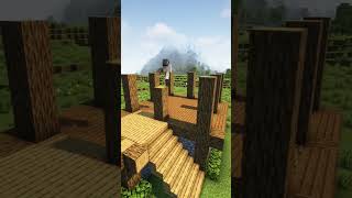 Minecraft survival house tutorialminecraft shorts [upl. by Meade]