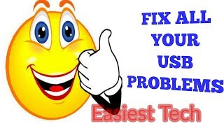 FIX ALL YOUR USB PROBLEMSEasiest TechTech MH Masum [upl. by Newbold]