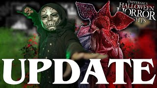 Halloween Horror Nights 32 Speculation Map 30 UPDATE Stranger Things amp Death Eaters [upl. by Ahsyekal]