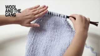 How to Knit Decrease Right Leaning [upl. by Nema524]