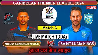 CPL Live  ABF vs SLK Live  6th Match  CPL T20 Live  Caribbean PremierLeague2024LiveLordGameYT1 [upl. by Viglione]