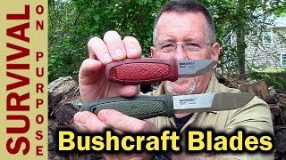 Mora Bushcraft Knife Choices  The Kansbol amp Eldris Compared [upl. by Otsuj]