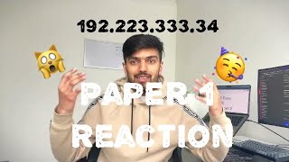 Paper 1 Reaction  Paper 2 tips GCSE OCR Computer Science Exam 2024 📚 [upl. by Harlie]