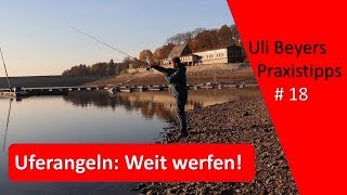 Spinnfischen vom Ufer Weit werfen [upl. by Addi]