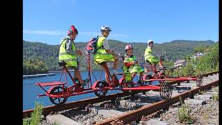 Dresinsykling på Flekkefjordbanen [upl. by Rise]