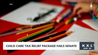 Child care tax relief package fails Senate [upl. by Aihseket356]