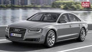 Audi A8 Facelift verbesserte Motoren neue Technik [upl. by Worsham984]