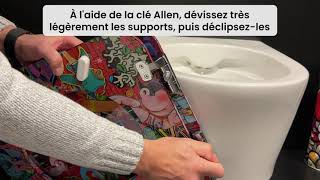 Tutoriel 2024  Installation dun abattant WC TohaaDesign [upl. by Nahraf]